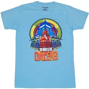New! Dr. Who and the Daleks T-Shirt Sci-Fi BBC Television